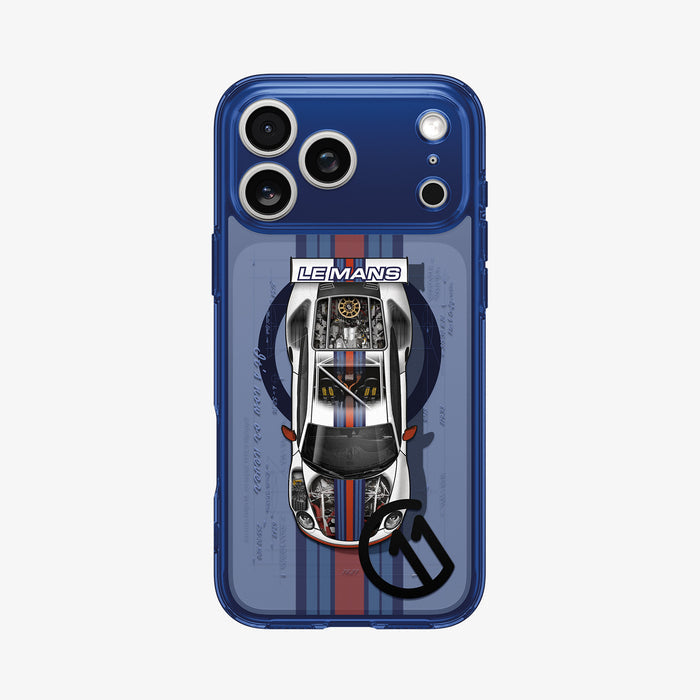 ACS10411 - iPhone 17 Pro Max Case c11 Le Mans Edition (MagFit) showing the back