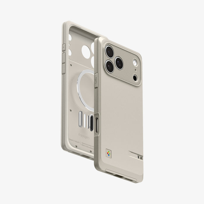 ACS10478 - iPhone 17 Pro Max Classic LS MagFit case showing front and back