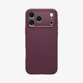 ACS12334 - iPhone 18 Pro Max / iPhone 17 Pro Max Liquid Air in Dark Cherry showing the back