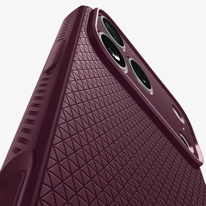 ACS12334 - iPhone 18 Pro Max / iPhone 17 Pro Max Liquid Air in Dark Cherry showing detail of back and camera