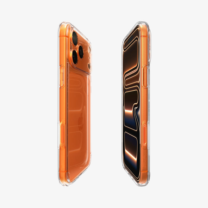 ACS10033 - iPhone 17 Pro Max Ultra Hybrid in Crystal Clear showing the side and back