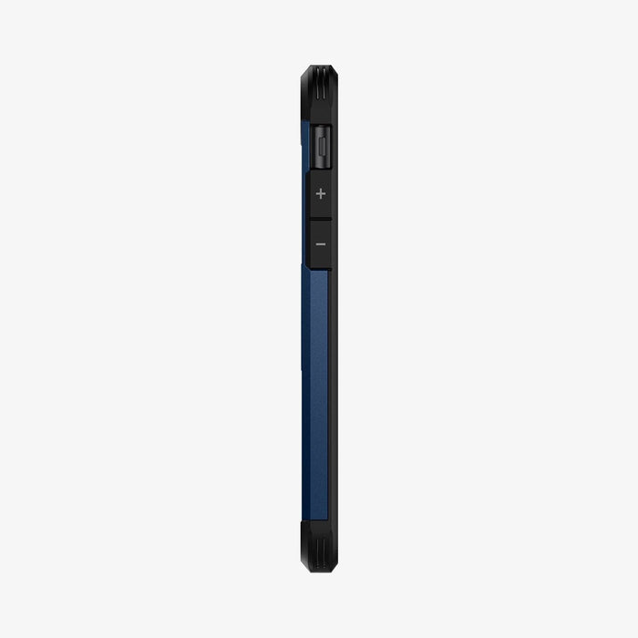 ACS04347 - iPhone 7 Series Tough Armor Case in Navy Blue showing the side