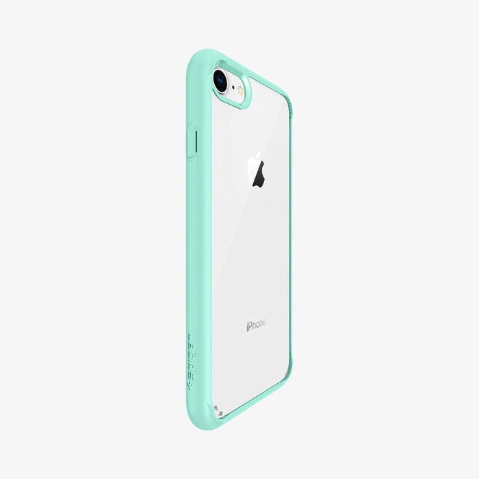 042CS20925 - iPhone 7 Series Ultra Hybrid Case in Mint showing the back and side