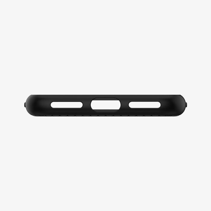 042CS20511 - iPhone SE Liquid Air case in black showing the bottom