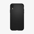 064CS24872  - iPhone XR Case Liquid Air in  Black showing the back