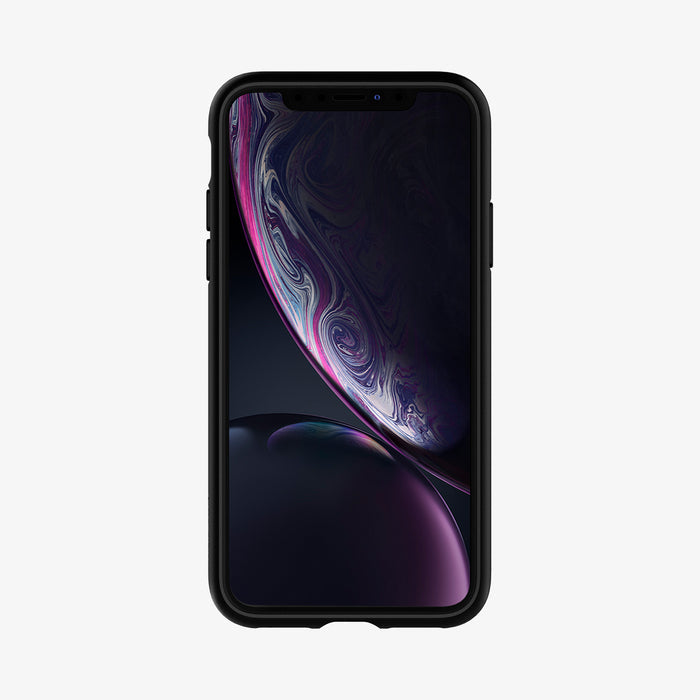 064CS24872  - iPhone XR Case Liquid Air in  Black showing the front