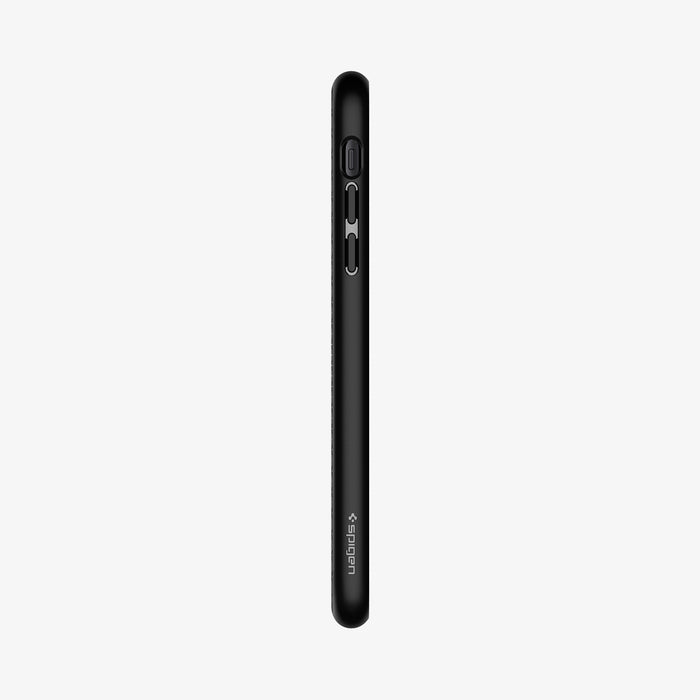 064CS24872  - iPhone XR Case Liquid Air in  Black showing the side with side buttons