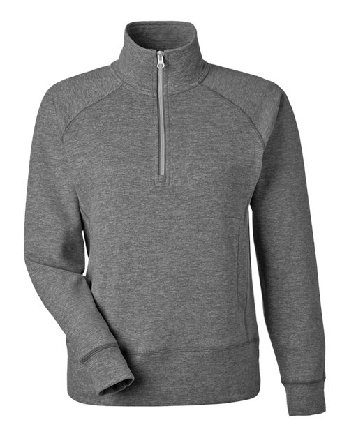 J. America 8743 Women's Electric Fleece Quarter-Zip Sweatshirt