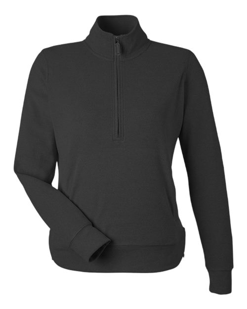 J. America 8762 Women's Element Fleece Quarter-Zip Sweatshirt