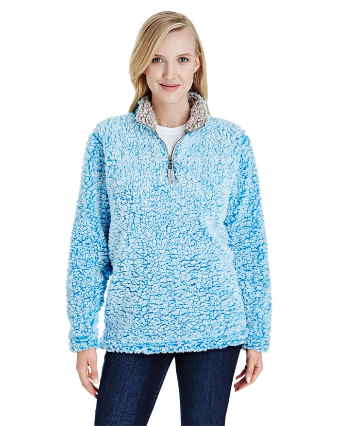 J America JA8451 Ladies' Epic Sherpa 1/4 Zip
