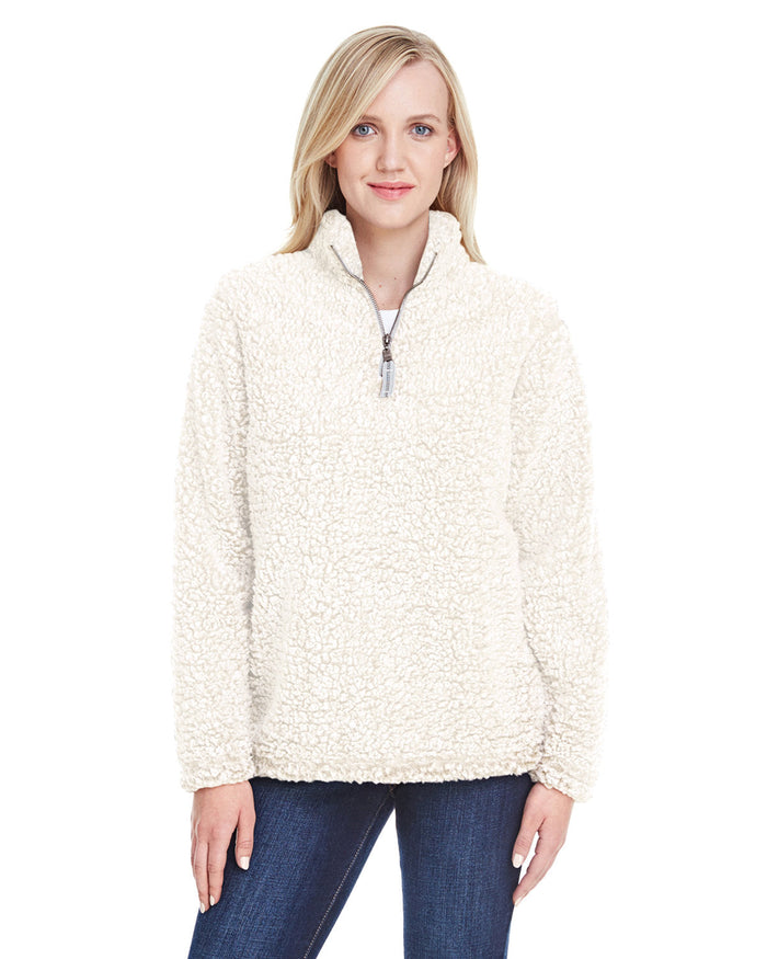 J America JA8451 Ladies' Epic Sherpa 1/4 Zip