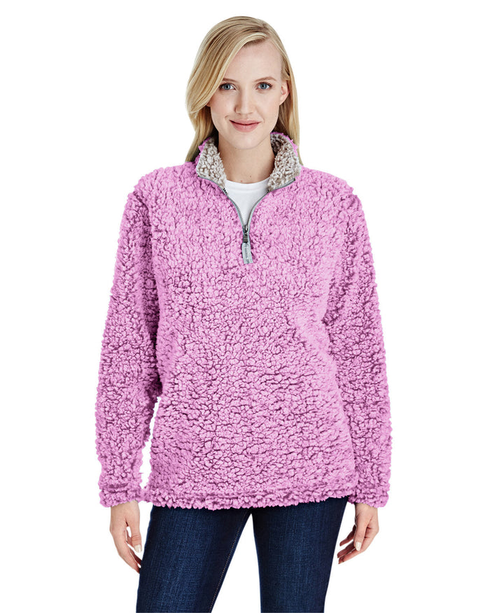 J America JA8451 Ladies' Epic Sherpa 1/4 Zip