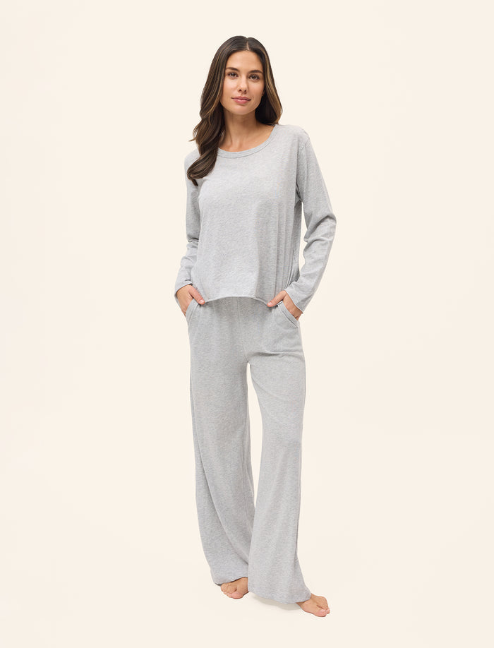 Jada Organic Cotton Boxy Long Sleeve Tee