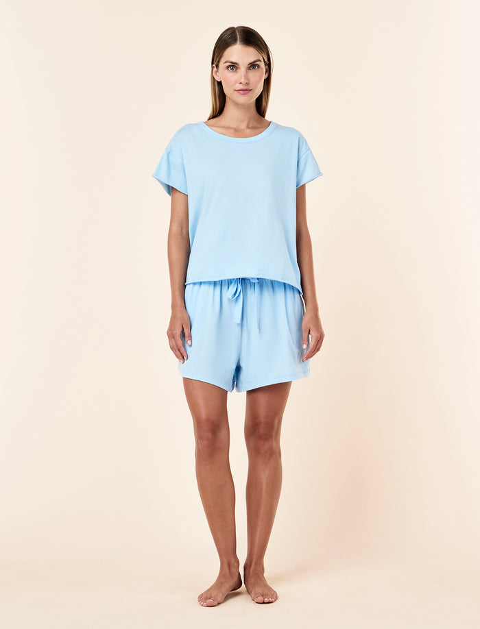 Jada Organic Cotton Boxy Tee & Boxer Set