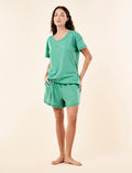 Jada Organic Cotton Knit Boxer PJ Set