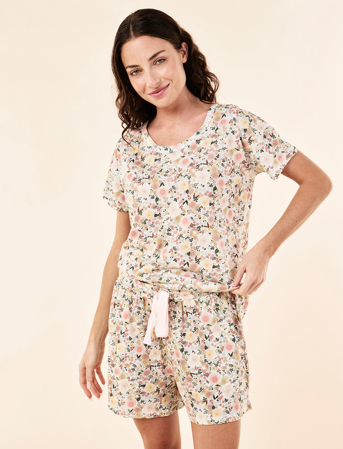 Jada Organic Cotton Knit Boxer PJ Set