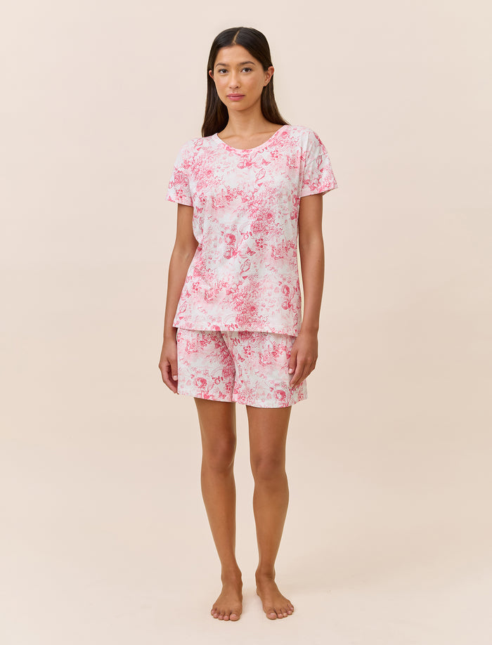 Jada Organic Cotton Knit Boxer PJ Set