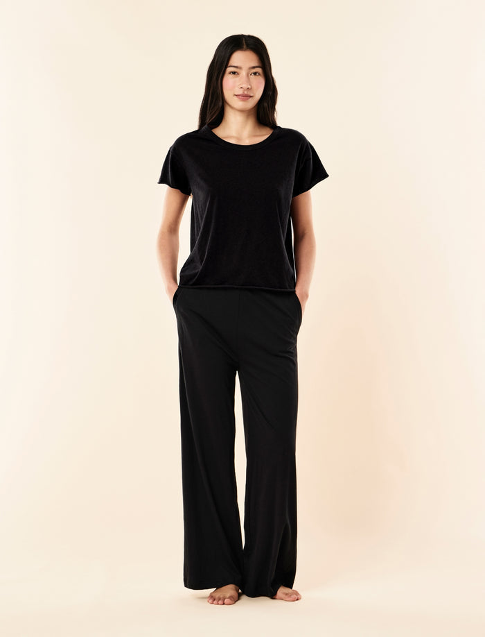 Jada Organic Cotton Knit Boxy Tee
