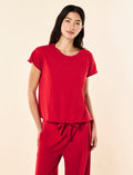 Jada Organic Cotton Knit Boxy Tee