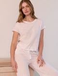 Jada Organic Cotton Knit Boxy Tee