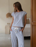 Jada Organic Cotton Knit Boxy Tee