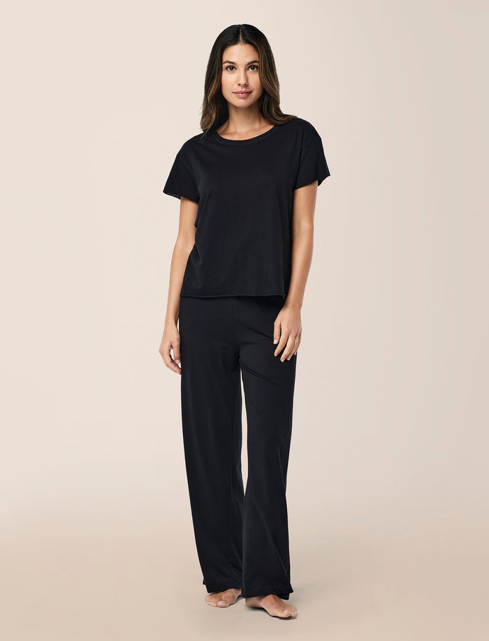 Jada Organic Cotton Knit Boxy Tee
