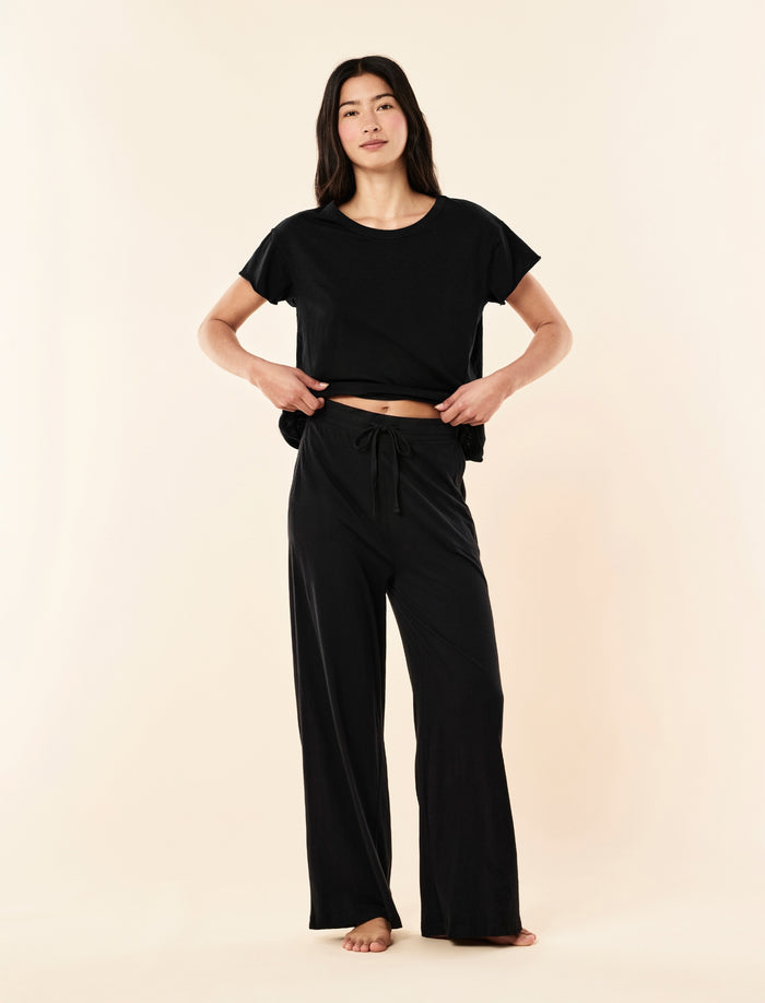 Jada Organic Cotton Knit Boxy Tee