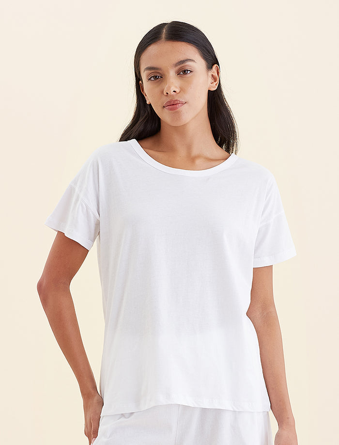 Jada Organic Cotton Knit Classic Tee