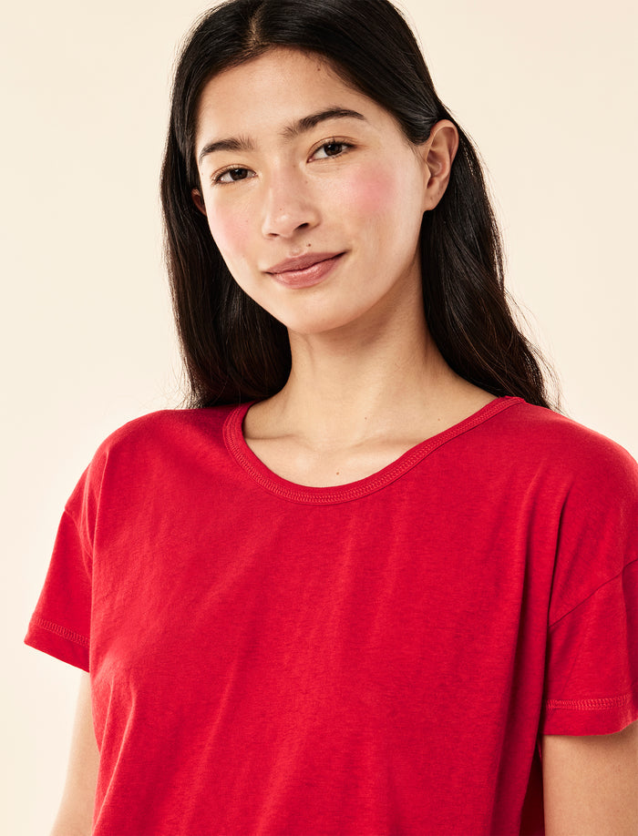 Jada Organic Cotton Knit Classic Tee