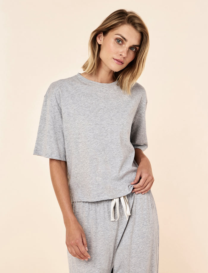Jada Organic Cotton Knit Crop Pant