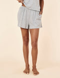 Jada Organic Cotton Knit Flat Front Boxer