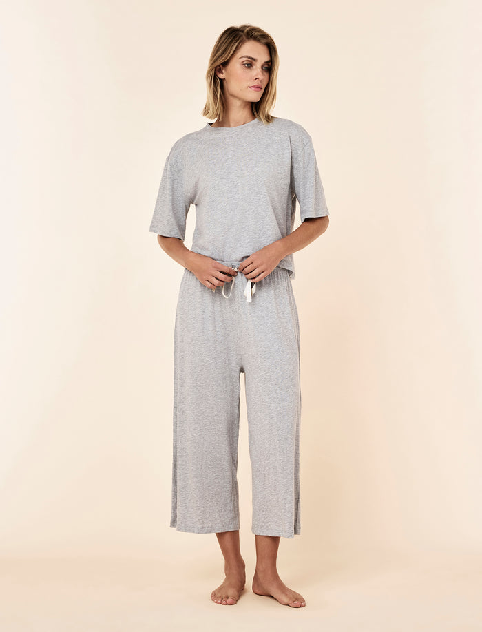 Jada Organic Cotton Knit Half Sleeve Tee