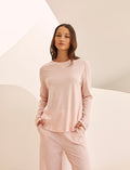 Jada Organic Cotton Knit Long Sleeve Tee