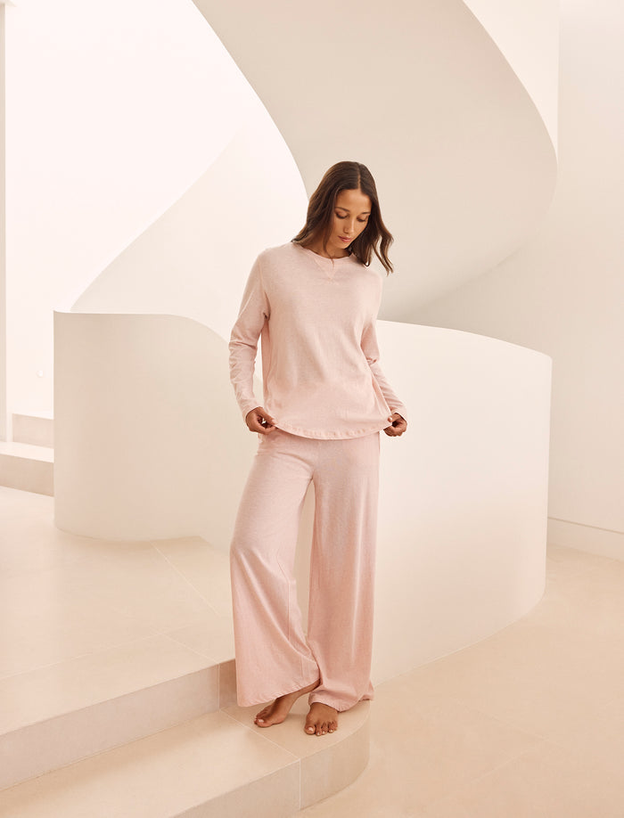 Jada Organic Cotton Knit Long Sleeve Tee