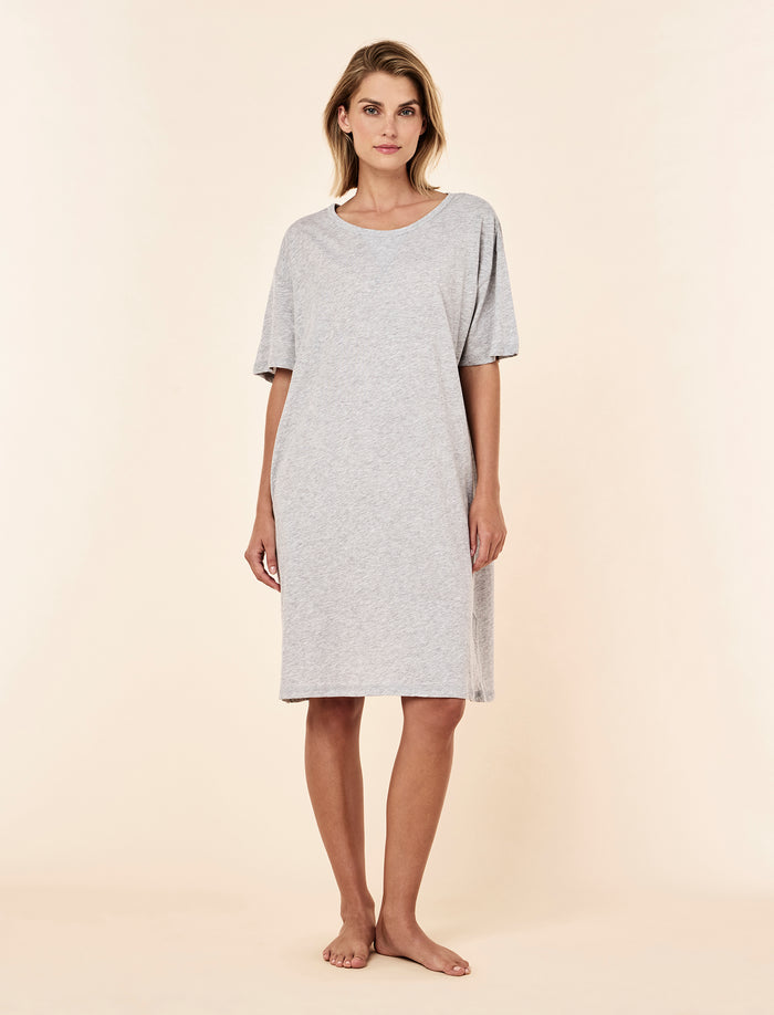 Jada Organic Cotton Knit Midi Nightie