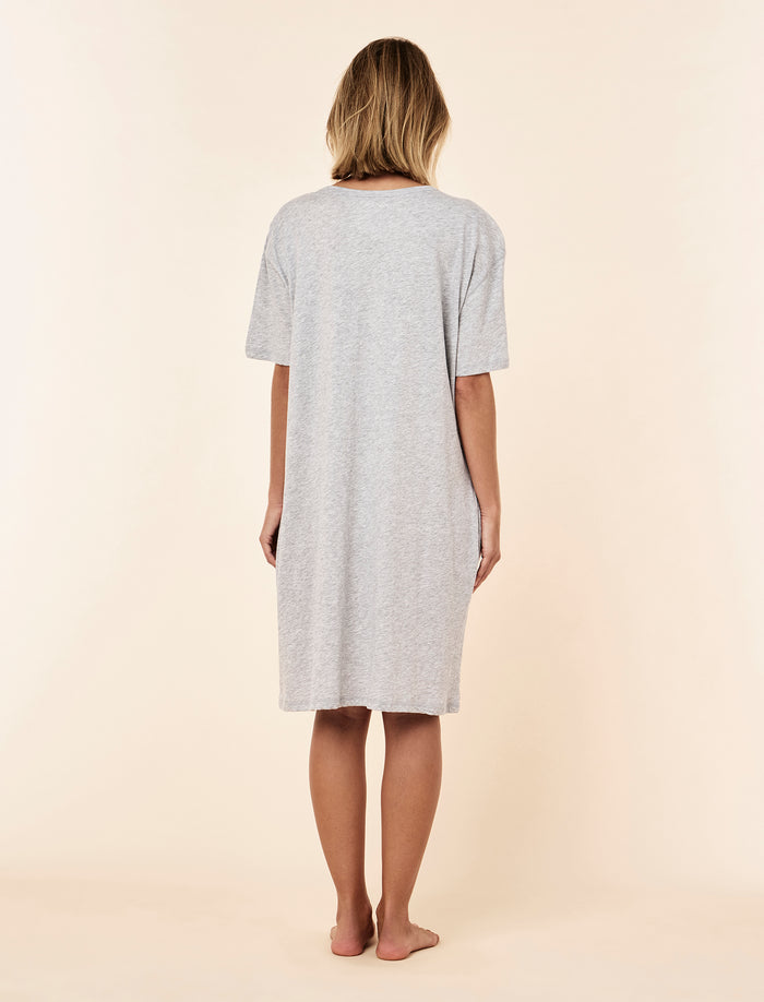 Jada Organic Cotton Knit Midi Nightie
