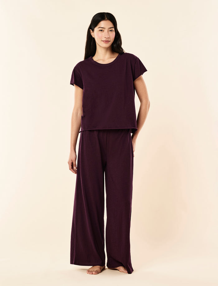 Jada Organic Cotton Wide Leg Pant