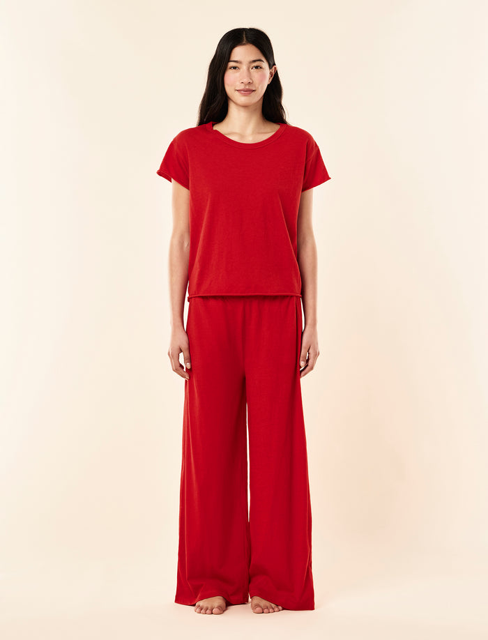 Jada Organic Cotton Wide Leg Pant