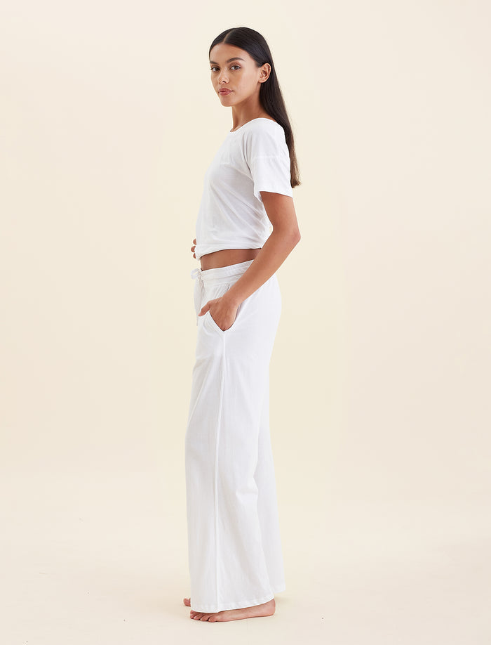 Jada Organic Cotton Wide Leg Pant