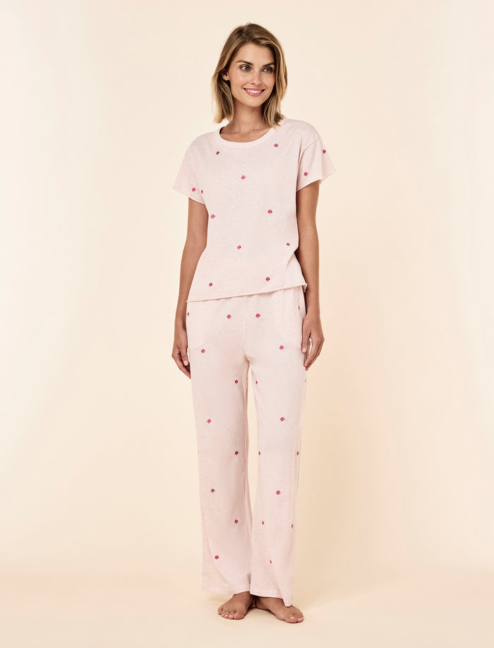 Jada Posy Boxy Tee and Straight Leg Pant