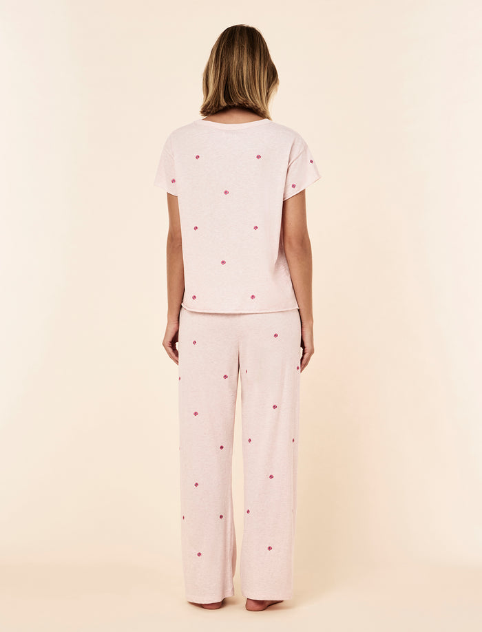 Jada Posy Boxy Tee and Straight Leg Pant