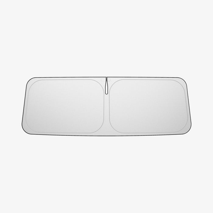 ACP09110 - Wrangler (2024) CryoShade JO260 in Black showing the front of the sunshade