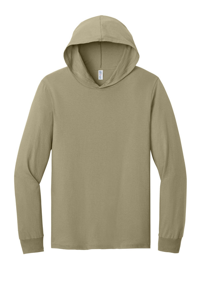 Jerzees 363LH Classics Unisex Cotton Long Sleeve Hooded T-Shirt