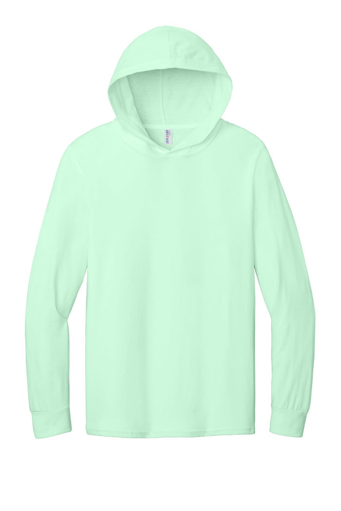 Jerzees 363LH Classics Unisex Cotton Long Sleeve Hooded T-Shirt