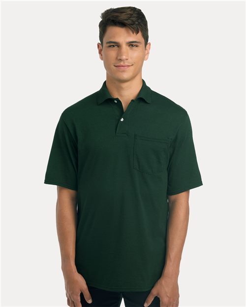 JERZEES 436MP Men's Dri-Power Polo with Pocket