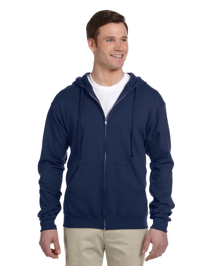 Jerzees 993 Adult NuBlend Fleece Full-Zip Hooded Sweatshirt