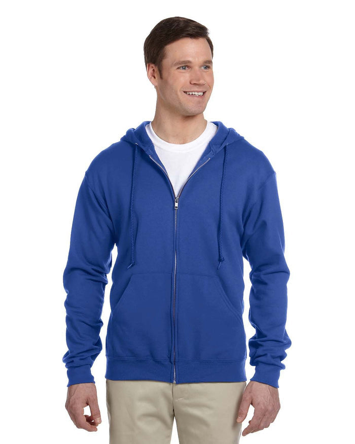 Jerzees 993 Adult NuBlend Fleece Full-Zip Hooded Sweatshirt