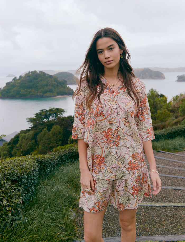 Karen Walker Lilies Flowy Boxer PJ