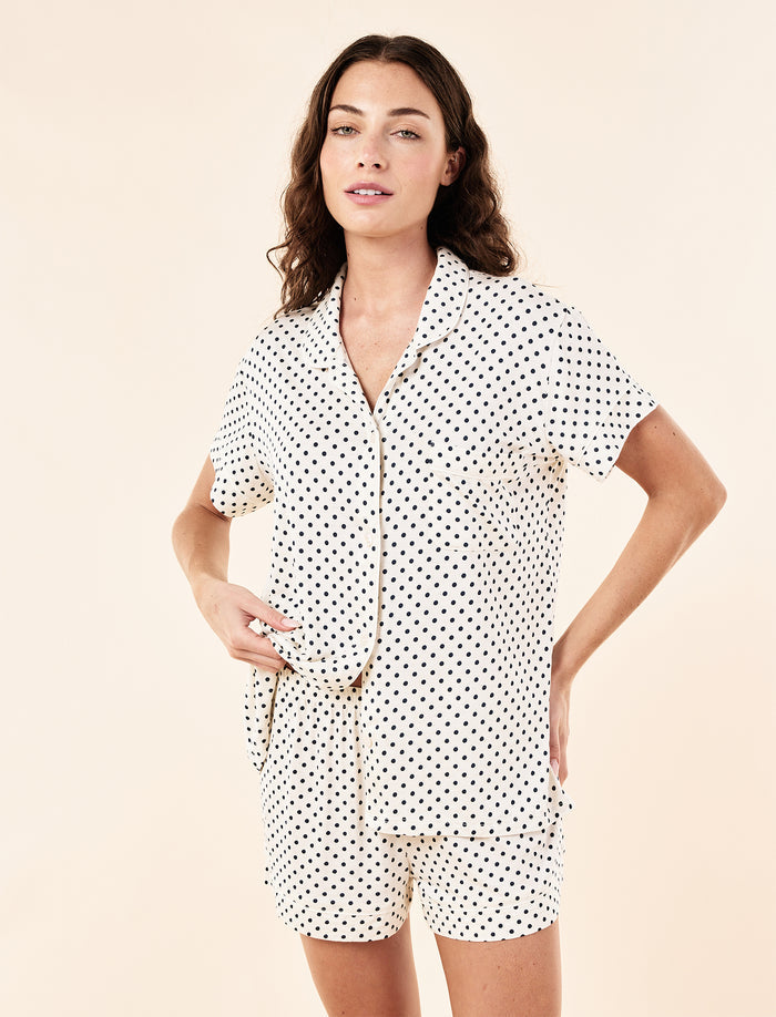 Kate Modal Soft Boxer PJ Set