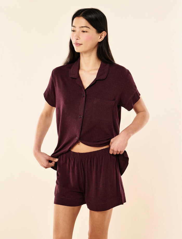 Kate Modal Soft Boxer PJ Set